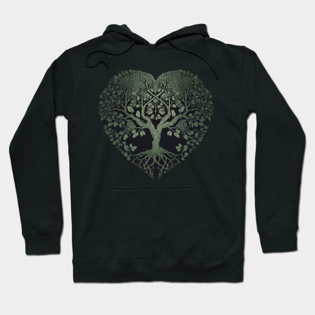 Tree of Life - Designs for a Green Future Hoodie by Greenbubble